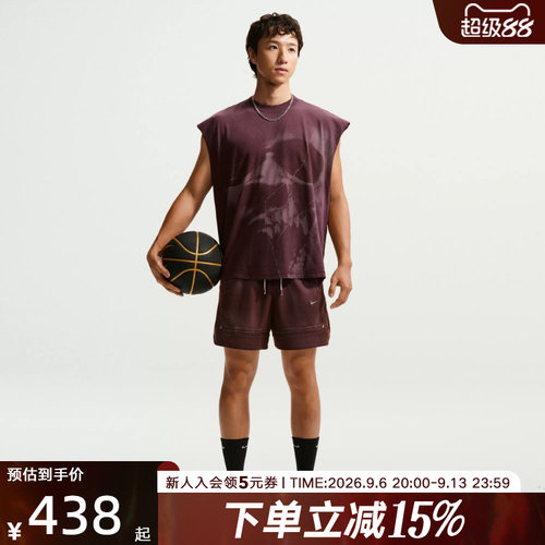 NIKE耐克篮球运动裤夏季新款男裤宽松透气短裤五分裤 IM5328-652