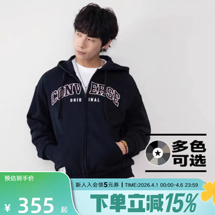 针织连帽卫衣外套UCJ085 023 男女复古休闲经典 Converse匡威春开衫