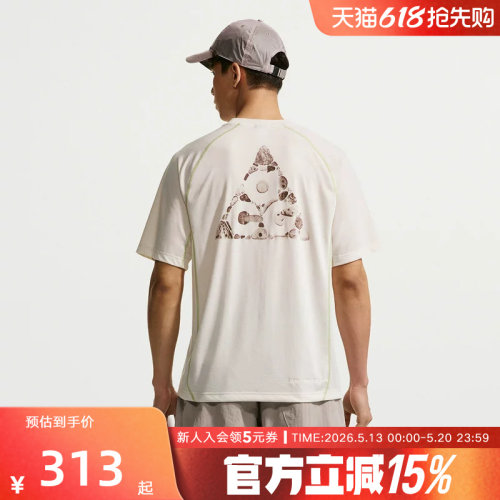 NIKE耐克男子T恤夏季新款背部ACG印花休闲运动透气短袖IQ6349-030