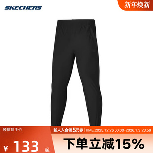 P324M032 透气舒适针织长裤 0018 运动裤 Skechers斯凯奇秋男款
