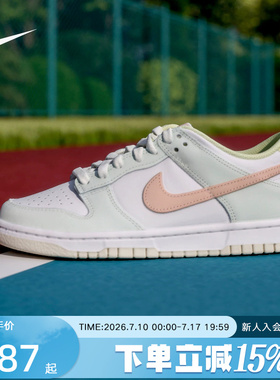 Nike耐克女鞋大童鞋DUNK休闲运动鞋低帮轻便百搭滑板鞋IV2861-181