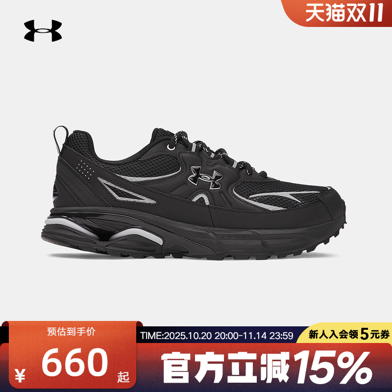 UA安德玛男鞋女鞋Apparition网眼透气缓震运动休闲鞋6005280-001