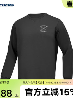 Skechers斯凯奇男子春运动亲肤休闲套头衫卫衣P424M043/0018