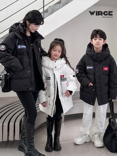 韦氏青少年成人男女款立领加厚羽绒服24冬款保暖短款羽绒服服