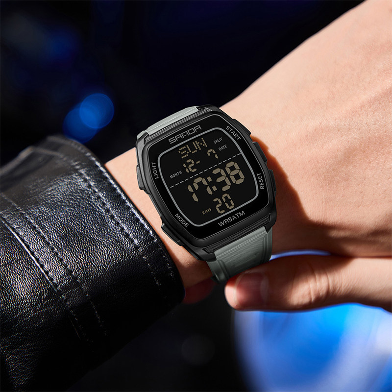 2025新款学生电子手表男款闹铃夜光防水腕表男简约百搭高颜值时尚