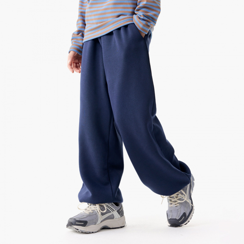 童装秋冬季加绒保暖女男童运动裤