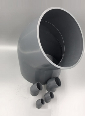 UPVC给水管45度弯头45度弯头半弯小弯200 225 280 315 355-400mm