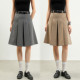 FANLE STUDIOS进口精纺羊毛混纺通勤知识分子A字显瘦百褶半身裙