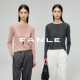 FANLE T恤打底衫 STUDIOS25轻奢苾入100s羊毛轻薄软糯修身 显瘦长袖