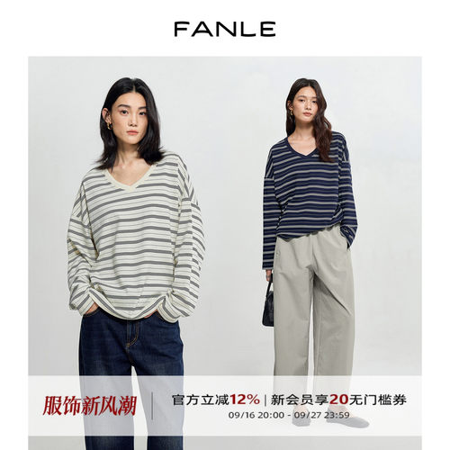 FANLESTUDIOSV领显瘦长袖T恤