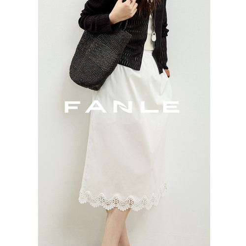 FANLESTUDIOS重工刺绣半身裙