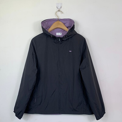 韫时尚短款聚酯纤维双面穿外套