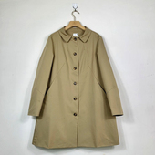 新款 女风衣外套 女装 通勤中长款 3338 翻领单排扣长袖 YUN韫2024春季