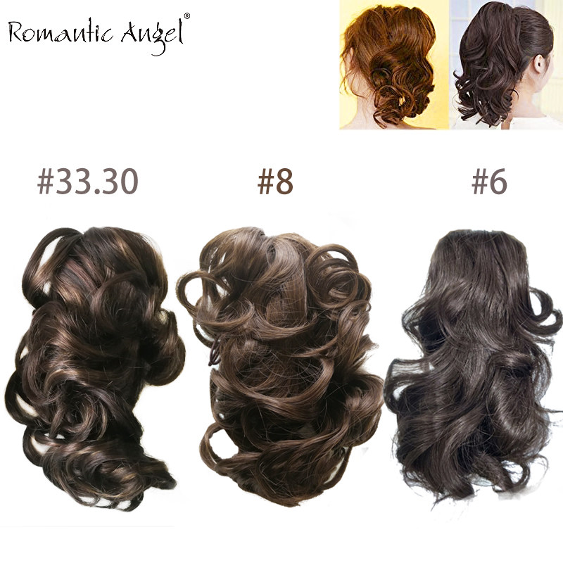 假发女卷发大波浪绑带式假马尾辫高长发羊毛抓夹发片波浪卷