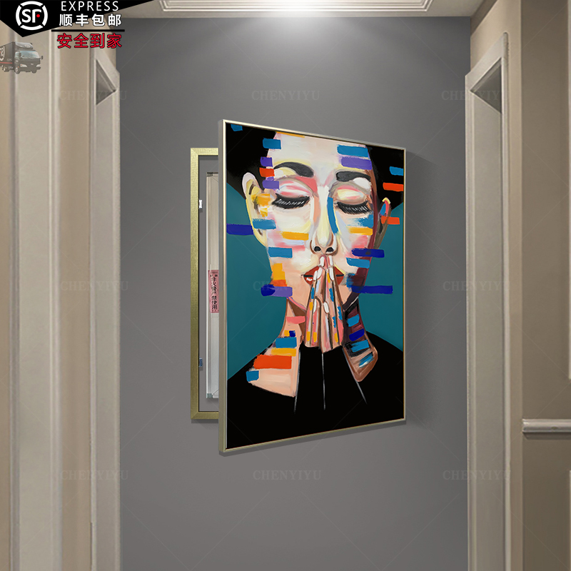 陈一予人物艺术女装店挂画
