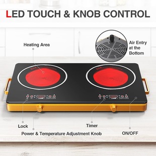 电陶炉infrared 外贸加工 cooker家用双头炉大功率110V 220V