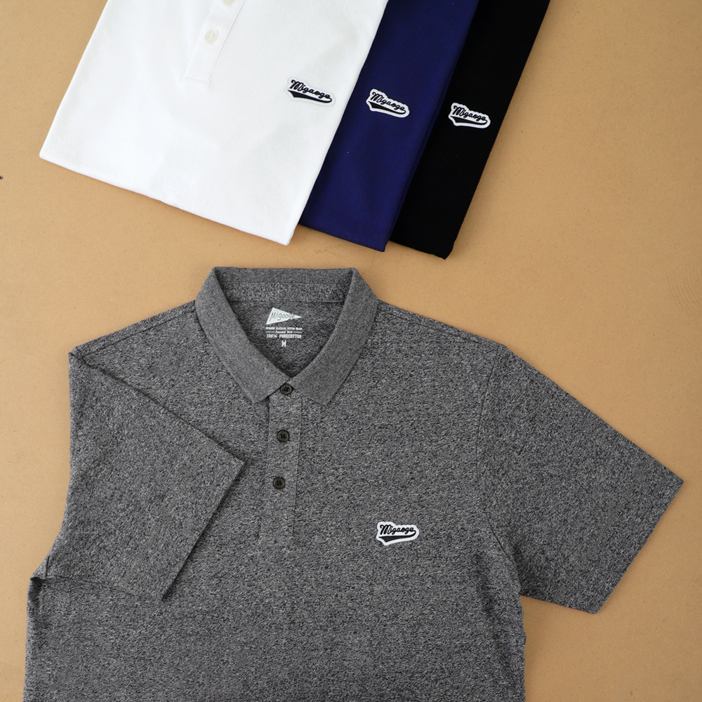 夏季休闲短袖简约logo男款POLO衫
