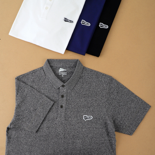 夏季休闲短袖简约logo男款POLO衫