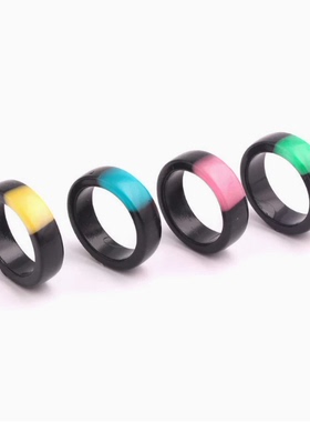 新款防玉戒指特色戒指树脂戒指民族风新潮爆款时尚戒指