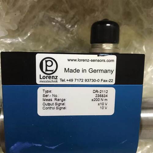 德国Lorenz扭矩传感器DR-2112 200NM 全新原装拍前请询价