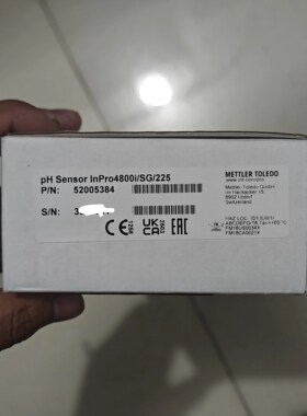 梅特勒InPro4800i/SG/225 PH电极52005384全新原装拍前请询价