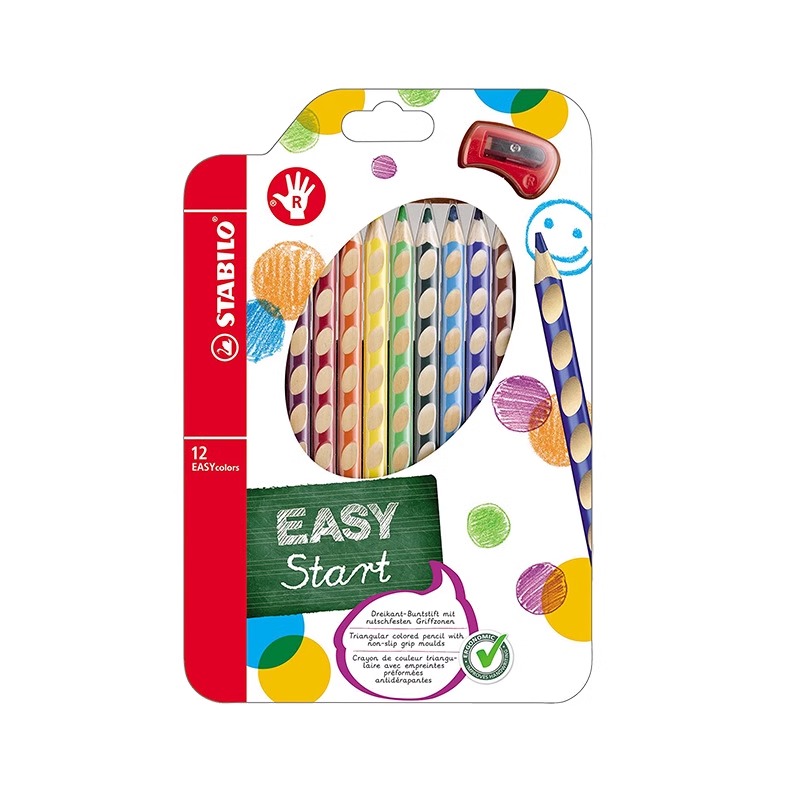 思笔乐儿童正姿绘画彩色洞洞铅笔