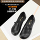 46加肥女鞋 中年妈妈低跟软面单鞋 45特大号胖脚宽头皮鞋 43超大码