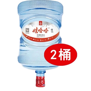 （2桶）娃哈哈16.8L纯净水桶装水