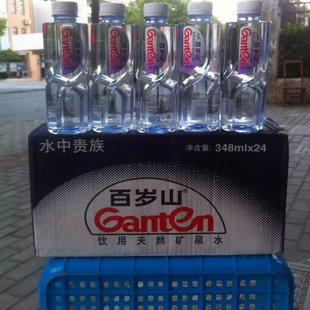 百岁山天然矿泉水348mlX24只送上海外地不送饮用水浦东康桥周浦