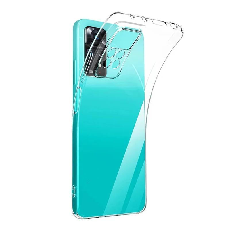 Clear Silicone Soft Phone Case For Xiaomi Redmi Note 11 10 9