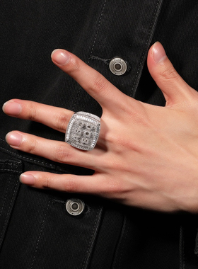 2025 European and American Hip-hop New DIY Mini Letter Rings