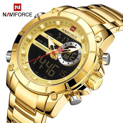 NAVIFORCE 9163 Luxury Original Sport Wrist Watch For Men Qua