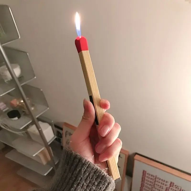 Super Long Luminous Matchstick Lighter Butane Torch Inflatab