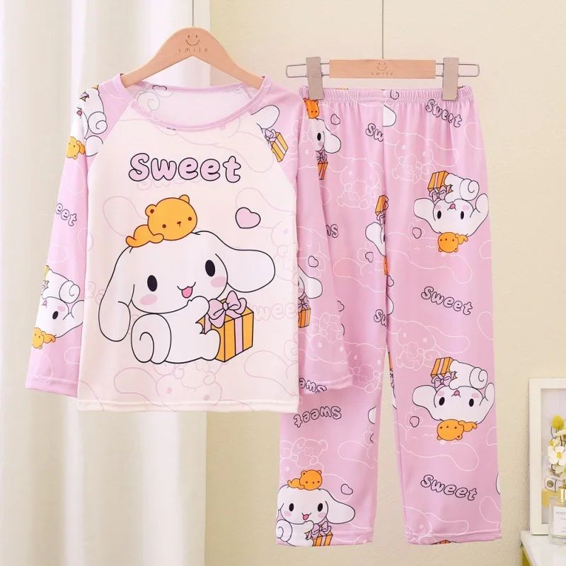 Cinnamoroll Children Pajama Sets Print Daily Causal Comforta