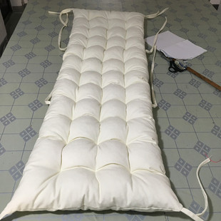 帆布纯色加厚棉坐垫 长方形软沙发垫 秋千换鞋凳子垫 卡座鞋柜垫