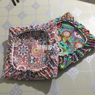 帆布拆洗高密度海绵坐垫套罩 长方形换鞋凳子垫学生 长条椅垫饭店