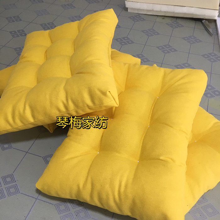 帆布纯色简约加厚软沙窗台地垫