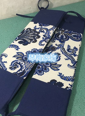 亚麻青花瓷拼接高密度