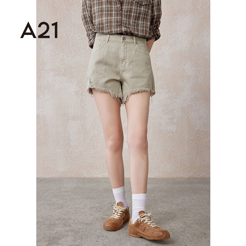 A21女装宽松简约百搭时尚短裤