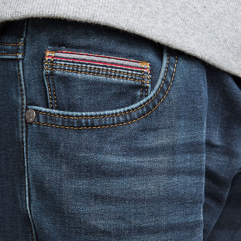 Jeans pour jeunesse pieds Slim pour automne - Ref 1481285 Image 5