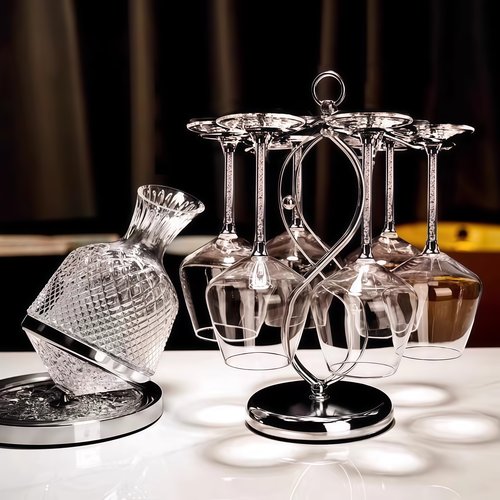 欧式轻奢水晶勃艮第红酒杯套装