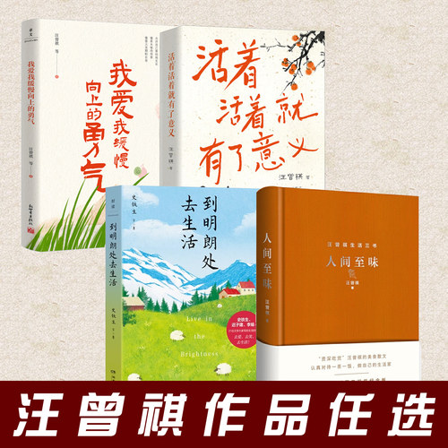 现货正版 汪曾祺作品集任选书籍 我爱我缓慢向上的勇气活着活着就有了意义人间至味等 中国近代随笔散文小说书 现当代文学