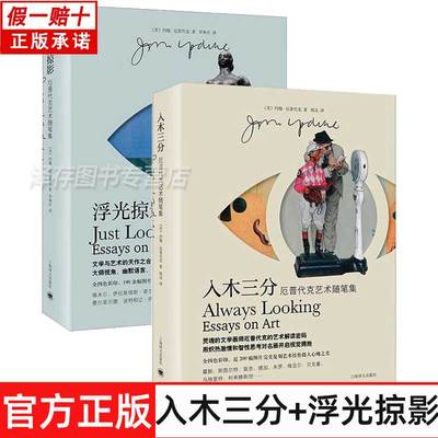 正版 入木三分+浮光掠影 普利策奖得主厄普代克艺术随笔集 外国文学欧美小说