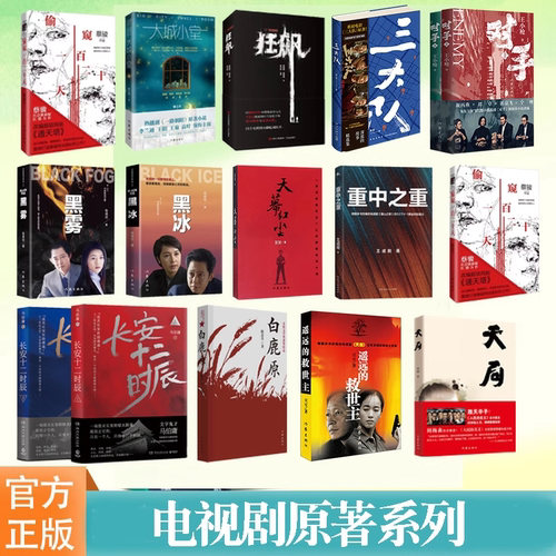 电视剧原著系列小说书籍任选 三大队 黑冰 黑雾 长安十二时辰 重中之重 遥远的救世主 白鹿原 等 现代当代文学小说书 打黑除恶