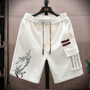 潮流五分裤 休闲运动5分裤 子男装 中国风短裤 沙滩裤 新款 中裤 男夏季
