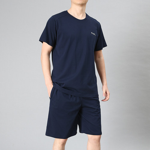 夏季男士短裤纯棉中国健身跑步服