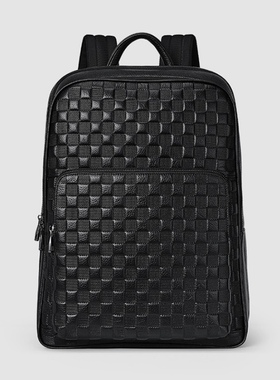 星晚晚【真皮背包】男士款高级质感优质牛皮出差旅行商务包双肩包