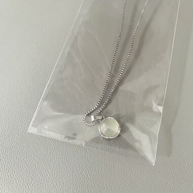 95银饰白月光小众设计感项链女轻奢高级感锁骨链气质百搭颈链