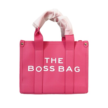 星晚晚【专柜现货】樱花粉大容量手提包托特包简约时尚女生包包