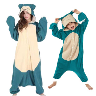 儿童卡比兽动物连体睡衣卡通成人摇粒绒扮演服男女onesie kigurum